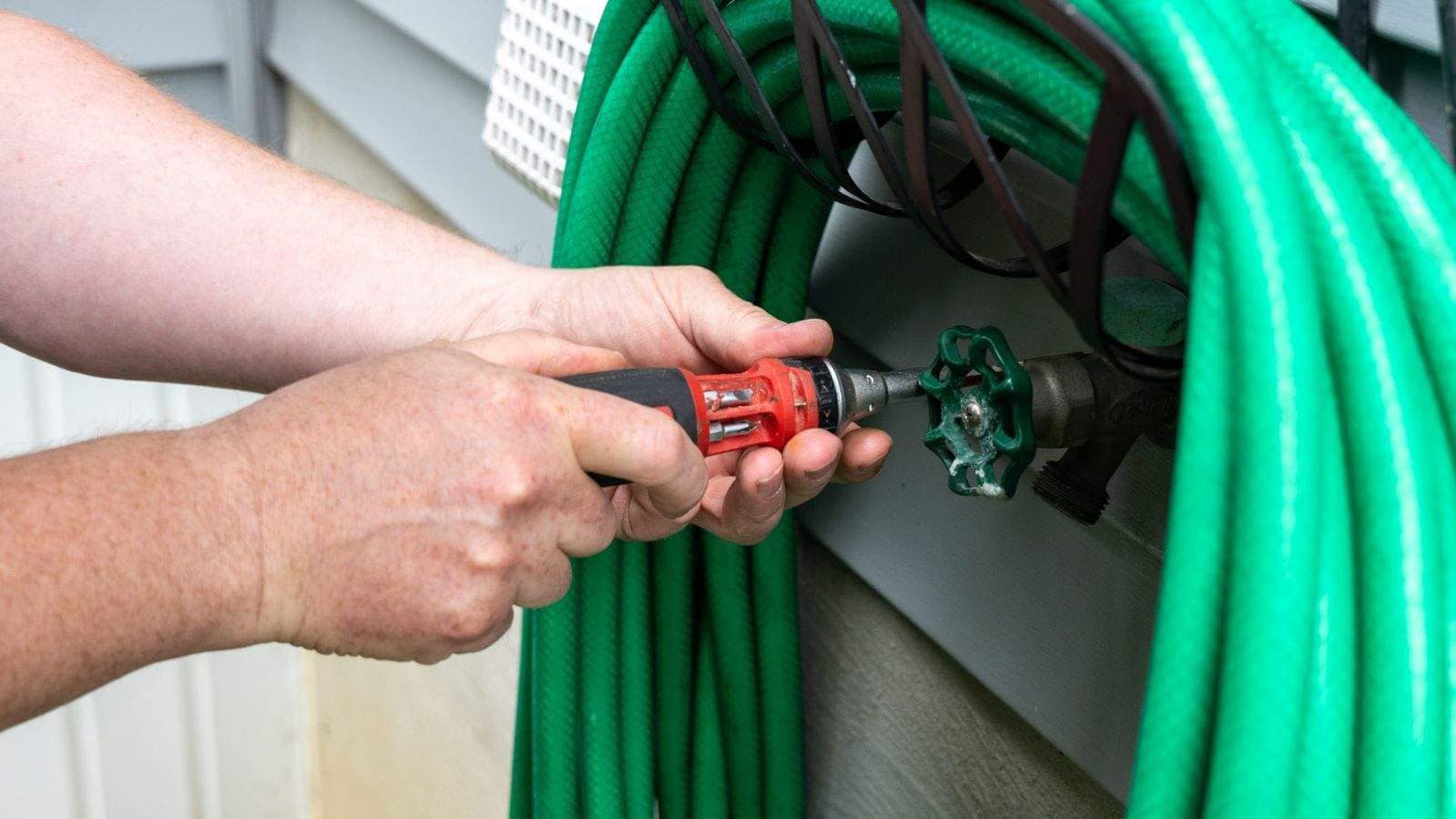 Peps Plumbing technician servicing household plumbing